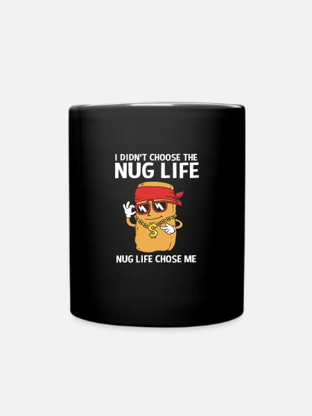 Chicken Nuggets - Full Colour Mug - black