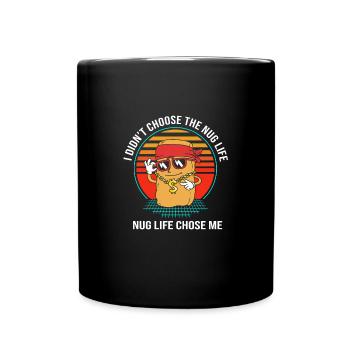 Chicken Nuggets - Tasse einfarbig - Schwarz - Vorne
