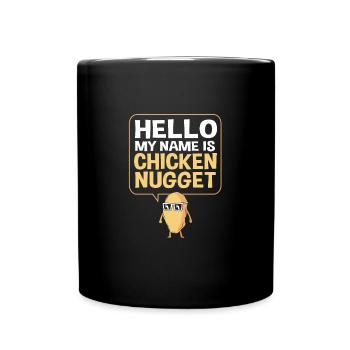Chicken Nuggets - Full Colour Mug - black - Front