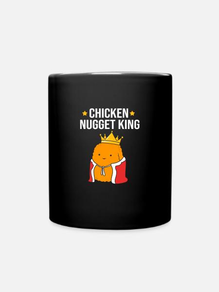 Chicken Nuggets - Tasse einfarbig - Schwarz