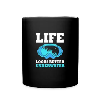 Dive - Full Colour Mug - black - Front