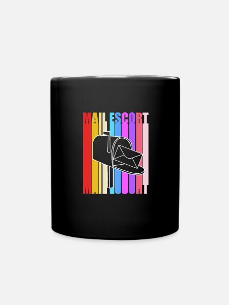 Postman - Full Colour Mug - black