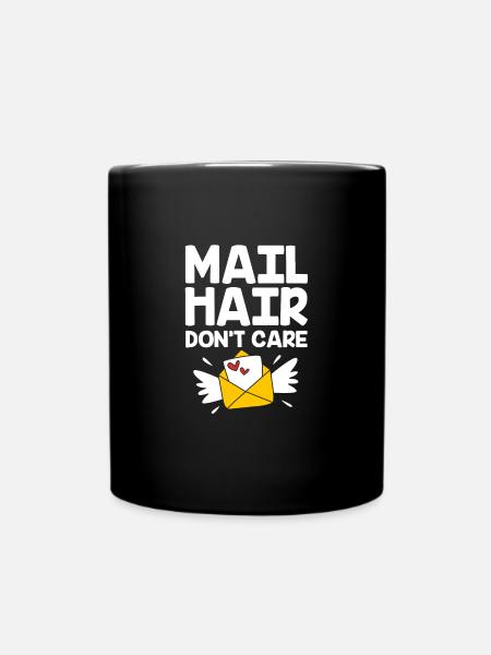 Postbote - Tasse einfarbig - Schwarz