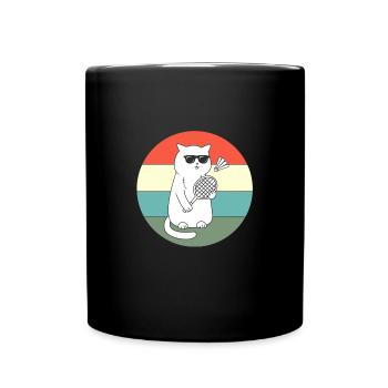 Badminton - Full Colour Mug - black - Front