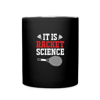 Badminton - Full Colour Mug - black - Front