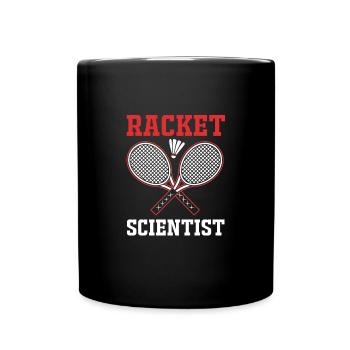 Badminton - Full Colour Mug - black - Front
