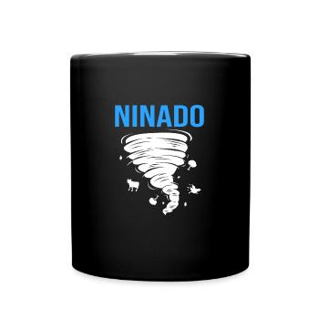 Tornado Birthday Children's Birthday Party - Full Colour Mug - black - Front