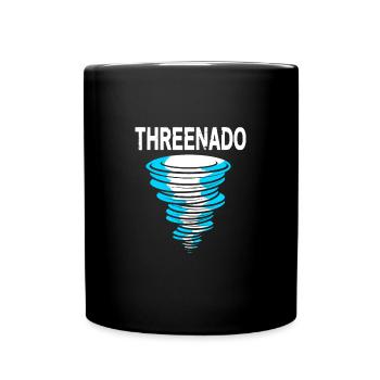 Tornado Birthday Children's Birthday Party - Full Colour Mug - black - Front