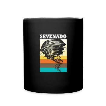 Tornado Birthday Children's Birthday Party - Full Colour Mug - black - Front