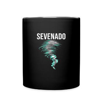 Tornado Birthday Children's Birthday Party - Full Colour Mug - black - Front