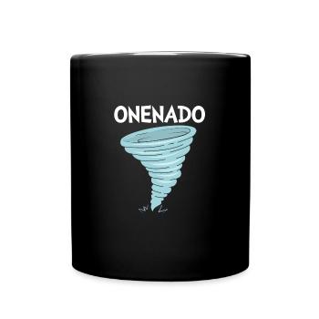 Tornado Birthday Children's Birthday Party - Full Colour Mug - black - Front