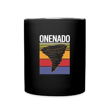 Tornado Birthday Children's Birthday Party - Full Colour Mug - black - Front