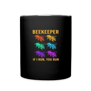 Apiculteur - Mug uni - noir - Devant