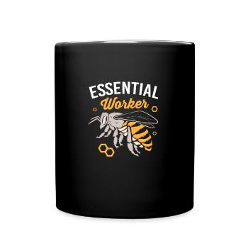 Apiculteur - Mug uni - noir - Devant