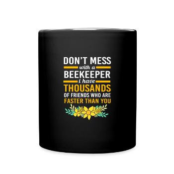Beekeeper - Full Colour Mug - black - Front