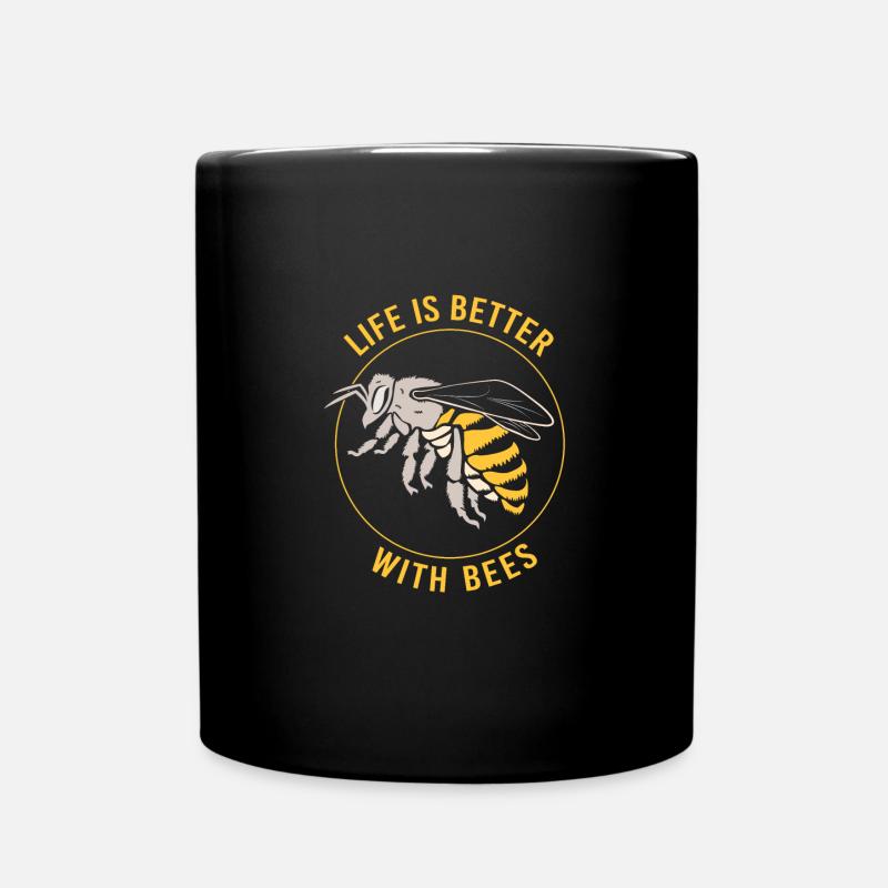 Imker - Tasse einfarbig - Schwarz