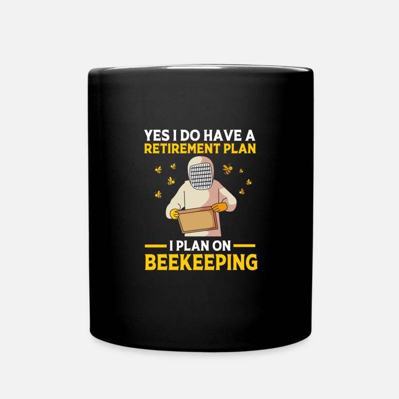 Imker - Tasse einfarbig - Schwarz