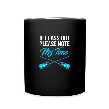 Rowing Team Rowing Rowing Rowing Boat Rowers - Full Colour Mug - black - Front
