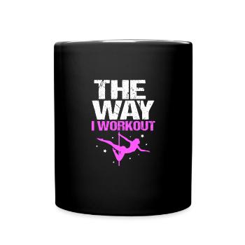 Pole Dance - Tasse einfarbig - Schwarz - Vorne