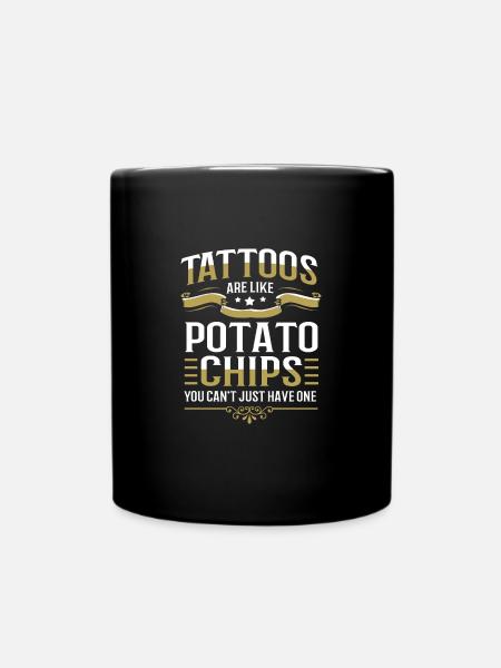 Tattoo Künstler Tätowierer Tätowiert Tätowierung - Tasse einfarbig - Schwarz