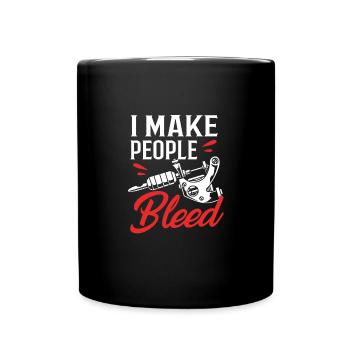Tattoo Artist Tattoo Artist Tattooed Tattoo - Full Colour Mug - black - Front