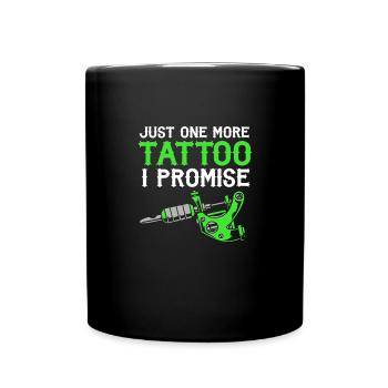 Tattoo Artist Tattoo Artist Tattooed Tattoo - Full Colour Mug - black - Front