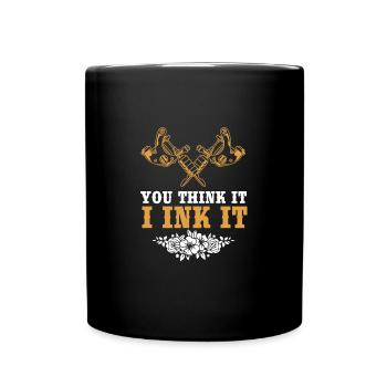 Tattoo Artist Tattoo Artist Tattooed Tattoo - Full Colour Mug - black - Front