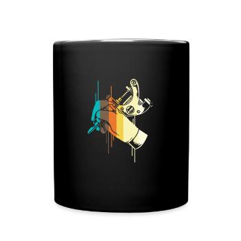 Tattoo Artist Tattoo Artist Tattooed Tattoo - Full Colour Mug - black - Front