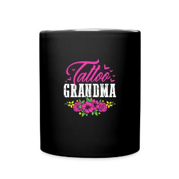 Tattoo Artist Tattoo Artist Tattooed Tattoo - Full Colour Mug - black - Front