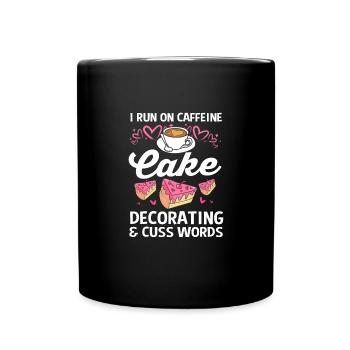 Cake Tartlet Decoration Cake - Full Colour Mug - black - Front