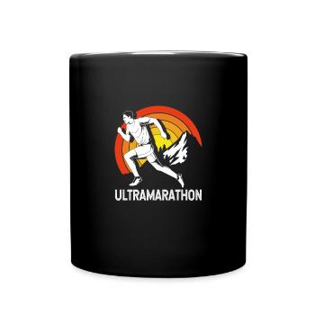 Trail running - Full Colour Mug - black - Front