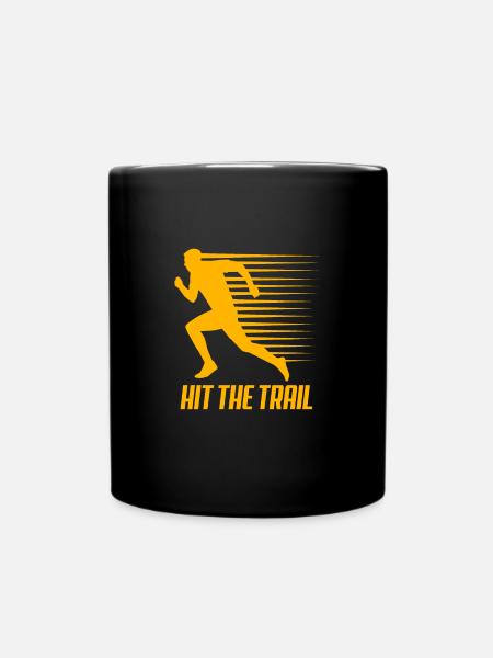 Trail running - Mug uni - noir