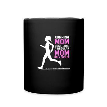 Trail running - Mug uni - noir - Devant