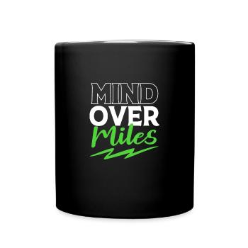 Trailrunning - Tasse einfarbig - Schwarz - Vorne