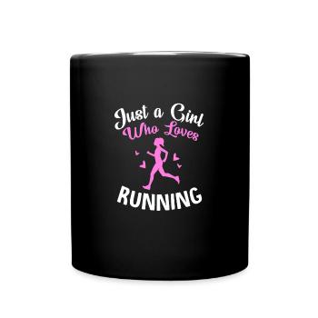 Trail running - Full Colour Mug - black - Front