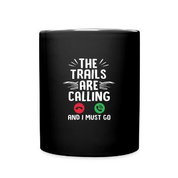 Trail running - Mug uni - noir - Devant