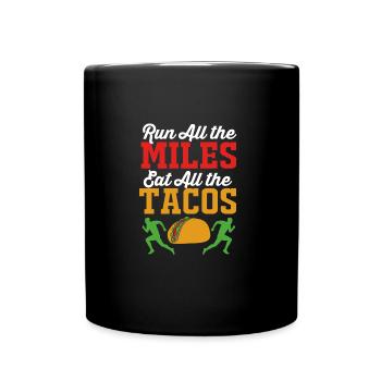 Marathonien Marathonien - Mug uni - noir - Devant