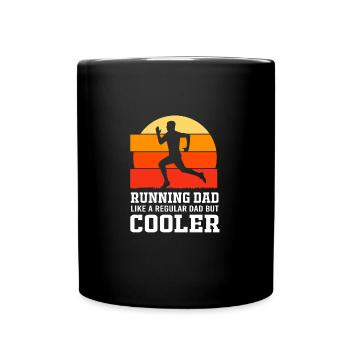 Marathon Marathon Runner - Full Colour Mug - black - Front