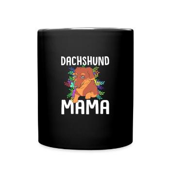 Dachshund - Full Colour Mug - black - Front