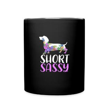 Dachshund - Full Colour Mug - black - Front