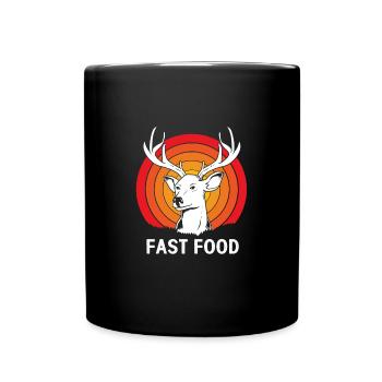 Jäger Jagen - Tasse einfarbig - Schwarz - Vorne
