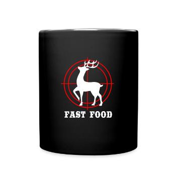 Jäger Jagen - Tasse einfarbig - Schwarz - Vorne