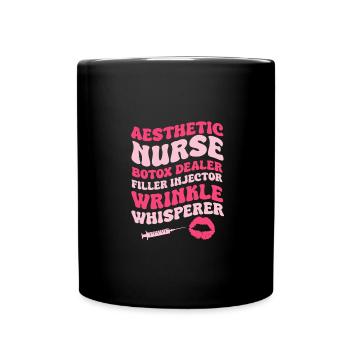 Kosmetikerin - Tasse einfarbig - Schwarz - Vorne