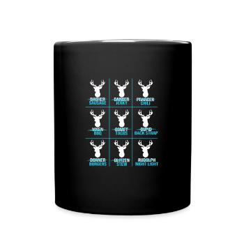 Jäger Jagen - Tasse einfarbig - Schwarz - Vorne