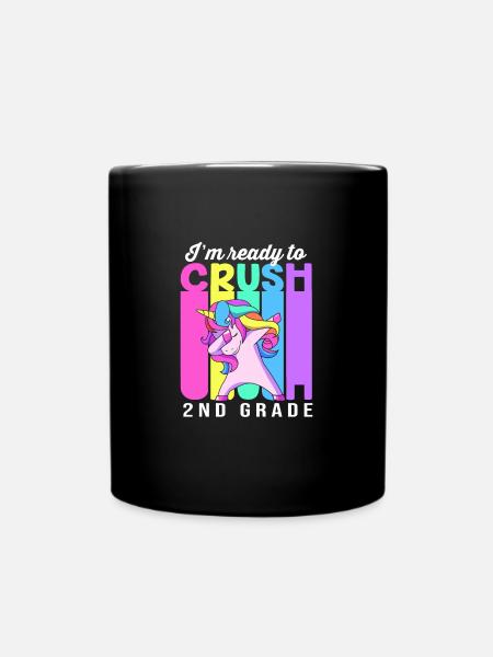 2. Klasse - Tasse einfarbig - Schwarz