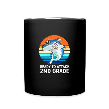2nd Grade - Full Colour Mug - black - Front