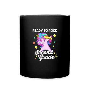 2nd Grade - Full Colour Mug - black - Front