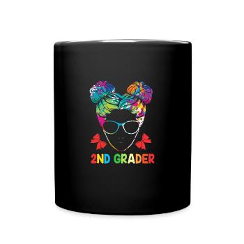 2nd Grade - Full Colour Mug - black - Front