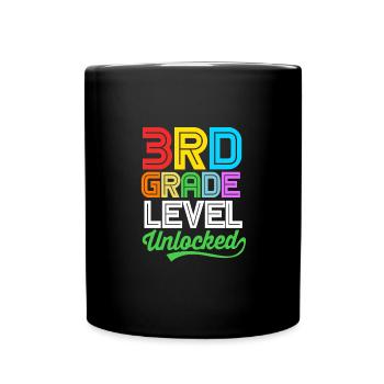 3. Klasse - Tasse einfarbig - Schwarz - Vorne