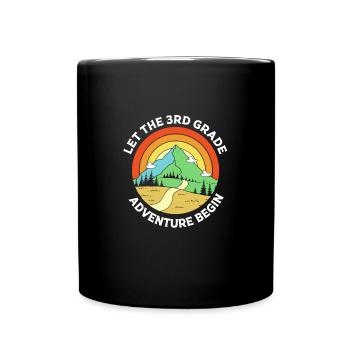 3. Klasse - Tasse einfarbig - Schwarz - Vorne